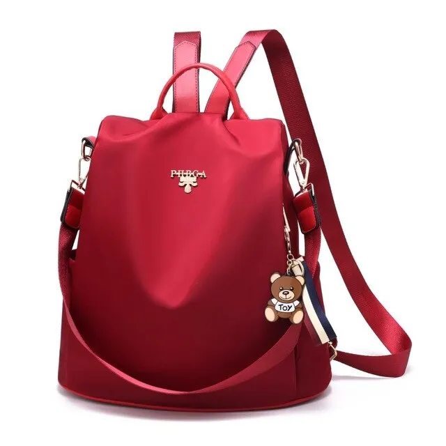 Anti-theft Oxford cloth canvas small backpack