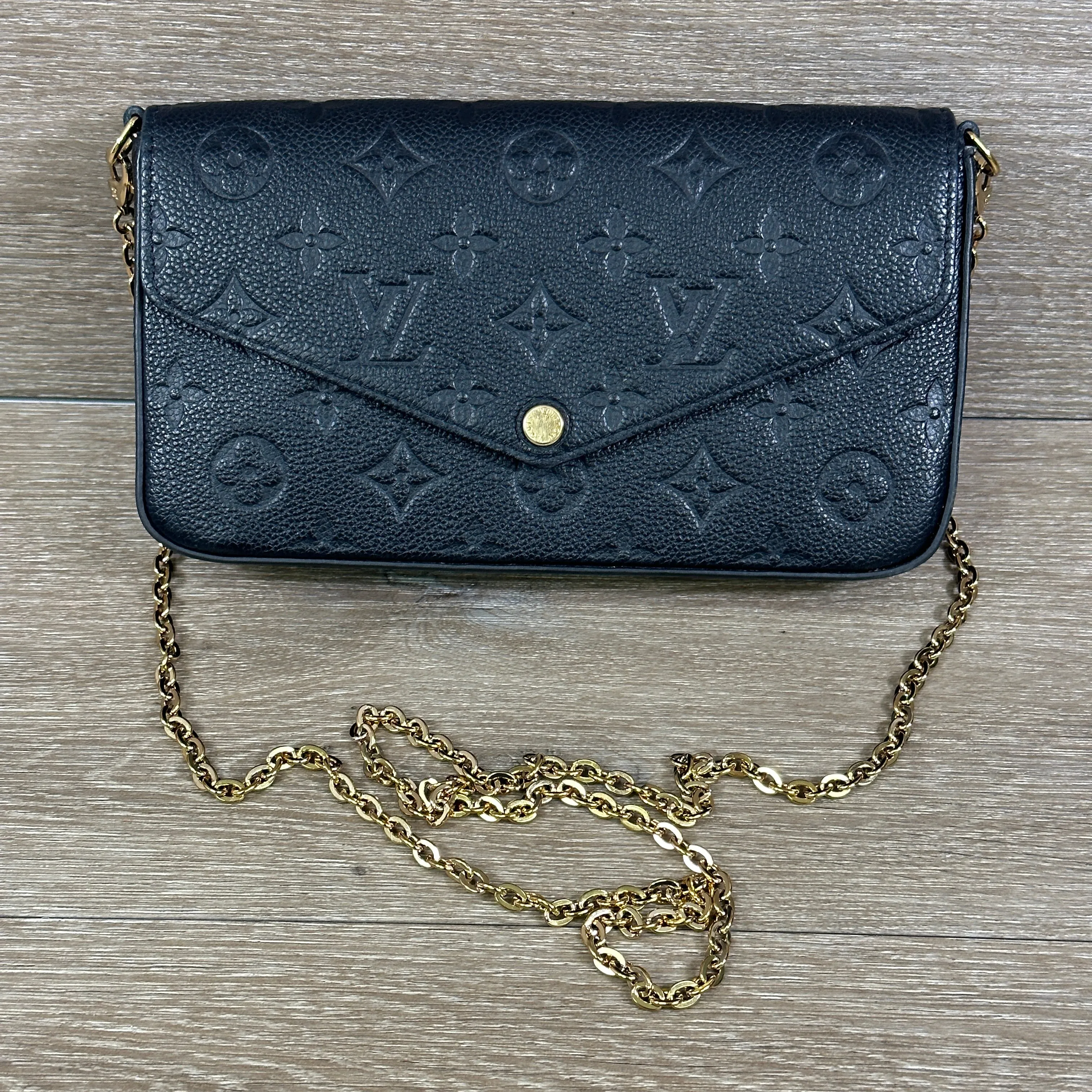 Félicie Pochette - Black (Epi Leather)
