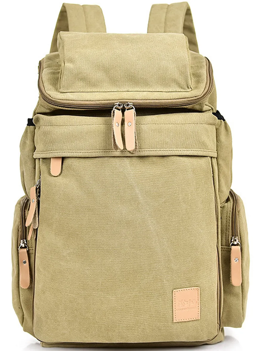 Large Canvas Travel Backpack