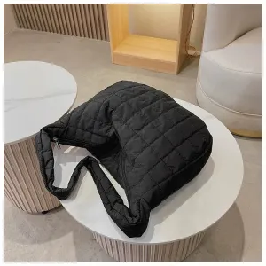 Large Capacity Pleated Shoulder Bag