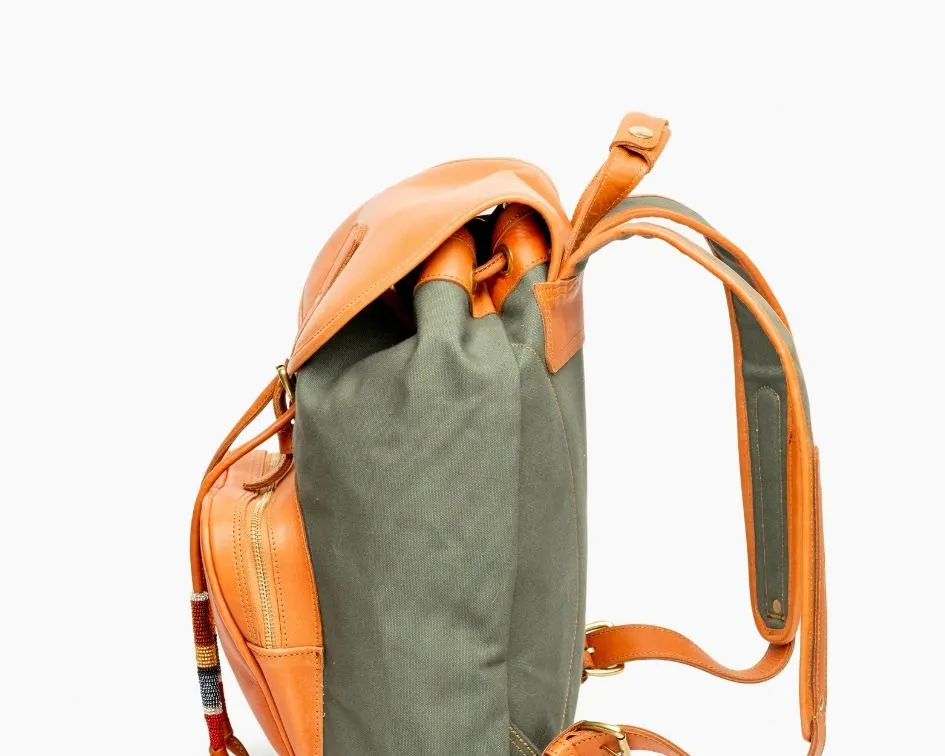 Leather bags, backpacks