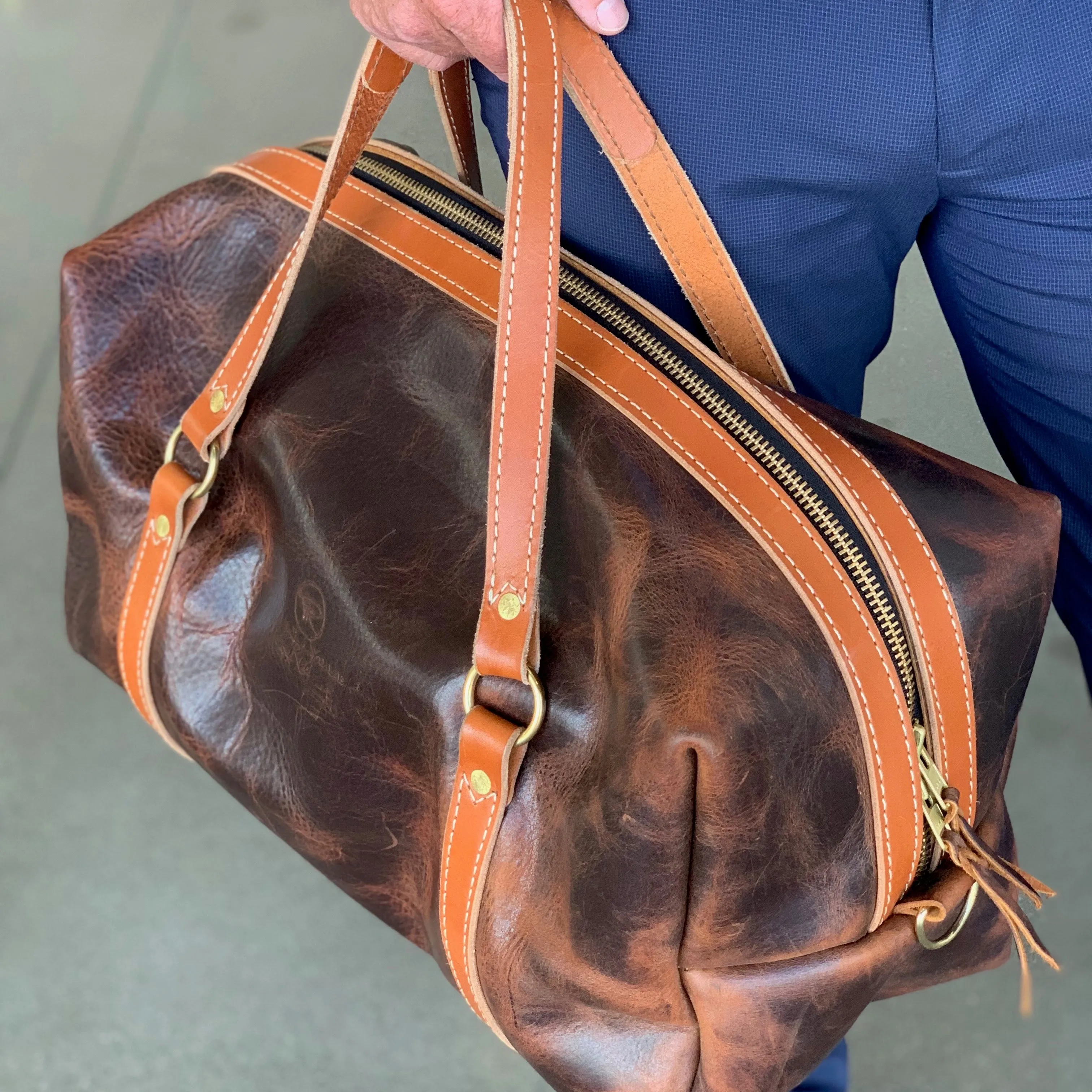 Leather Duffel Bag