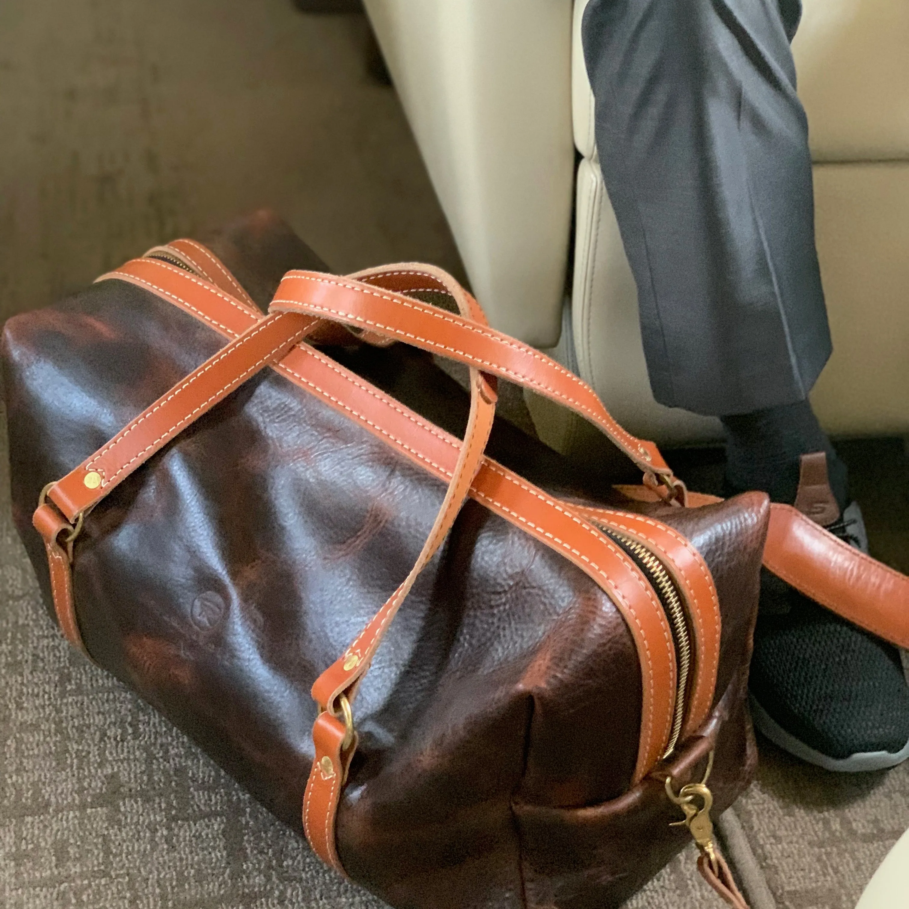 Leather Duffel Bag