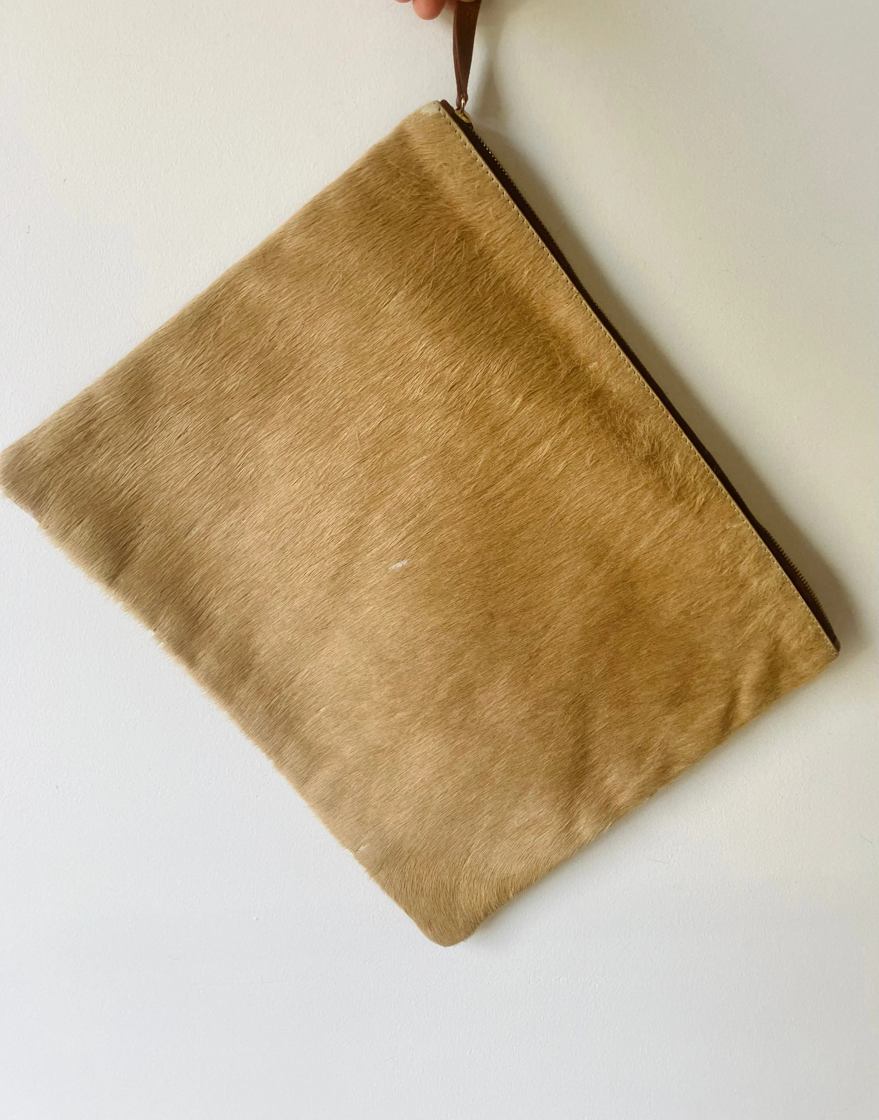 Lumilla Mingus Leather and Fur Computer Case