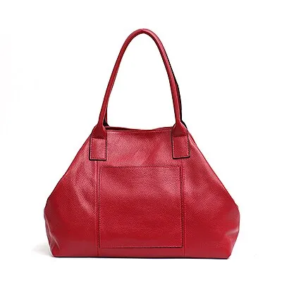 Luxury Genuine Leather Big Tote For Women Quality Cow Leather Ladies Large Shoulder Bag Bucket Female Fashion Crossbody Purse