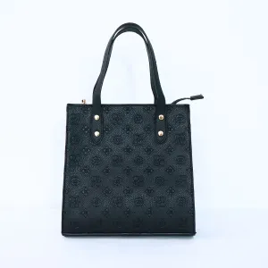 Monogram Black Small Bag | ALPHONSINA