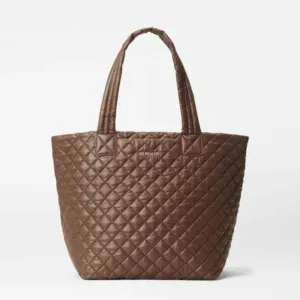 MZ Wallace Medium Metro Deluxe Tote in Walnut