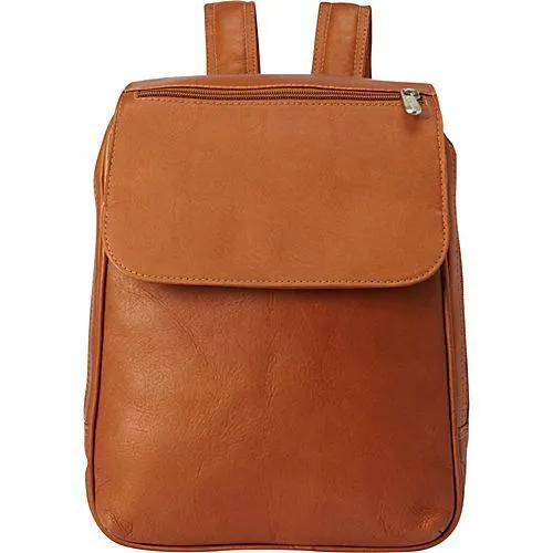 Piel Leather Flap-Over Tablet Backpack