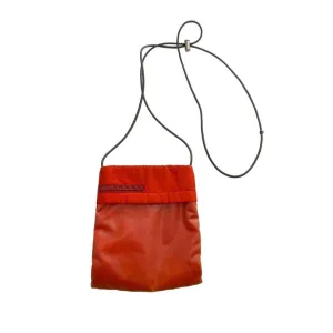 Prada Orange Nylon Utility Bag 💰