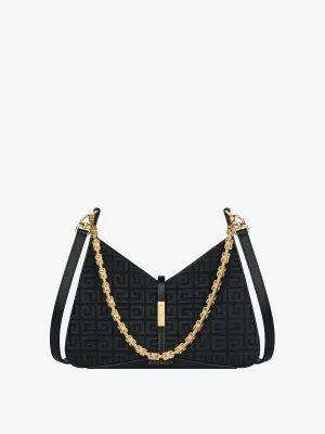 Small Cut Out bag In 4G Embroidery With Chain