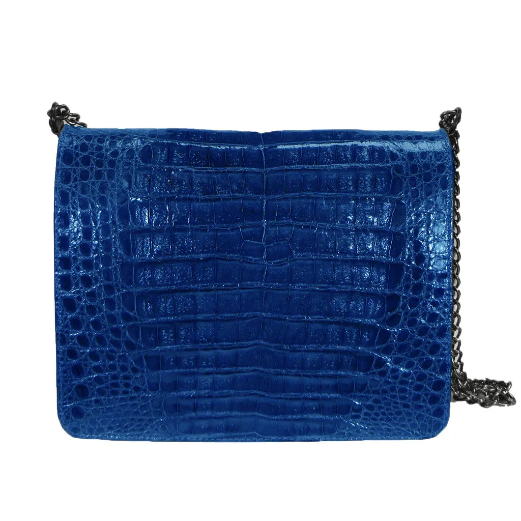 Stella Chain Bag in Crocodile