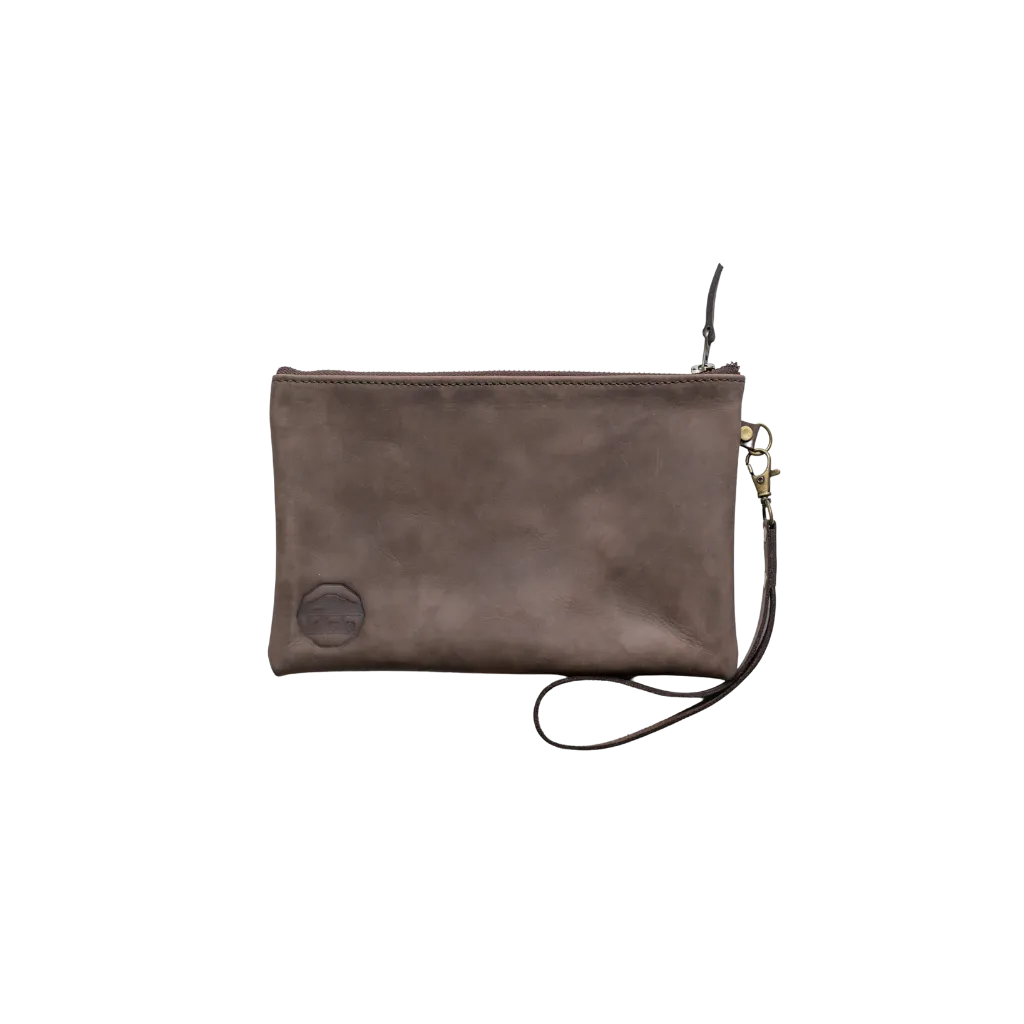 The Leather Clutch