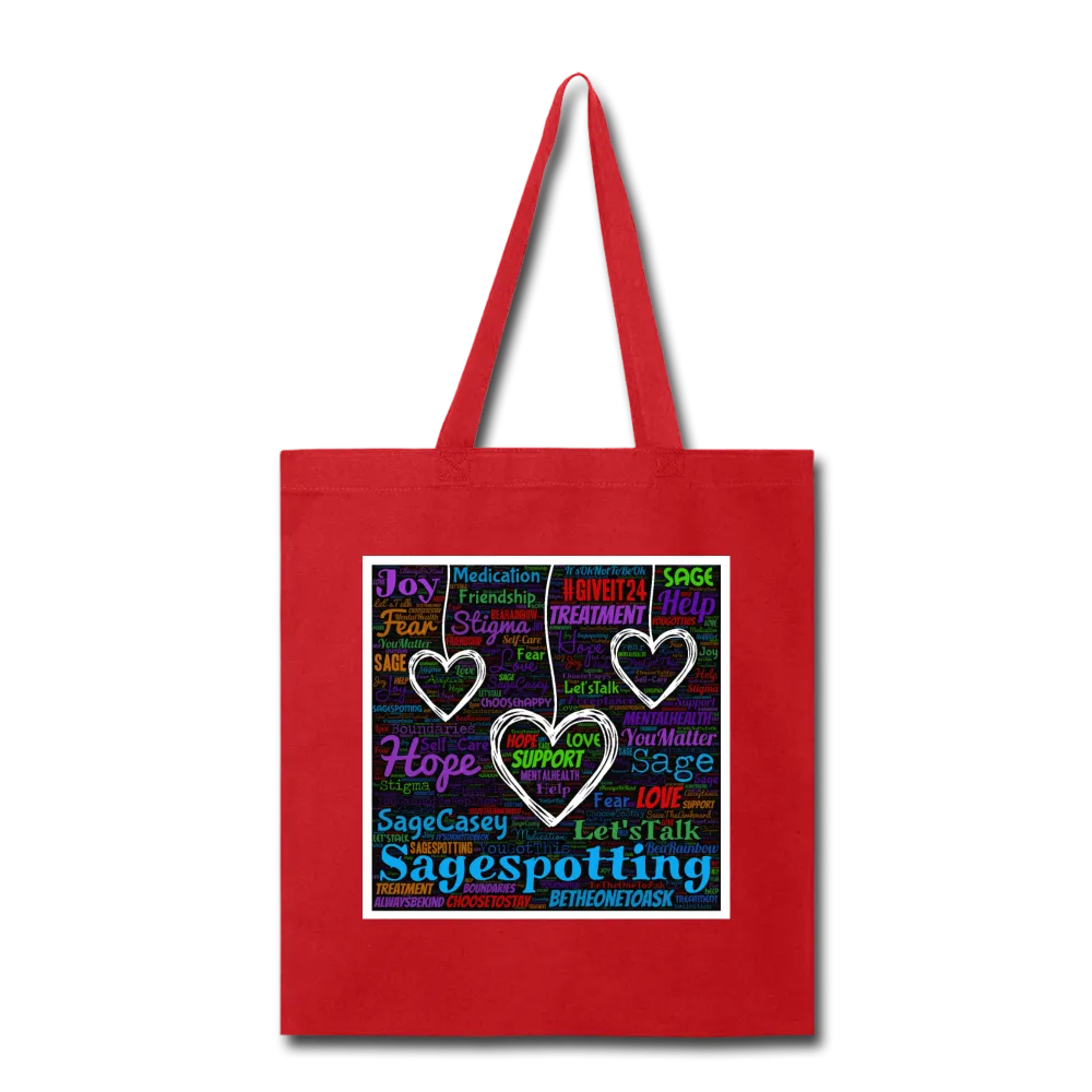 Three Hearts SCF Tote Bag