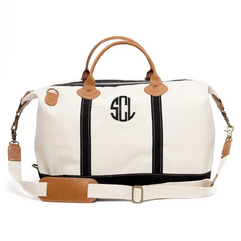 Weekender Duffle with Black Trim