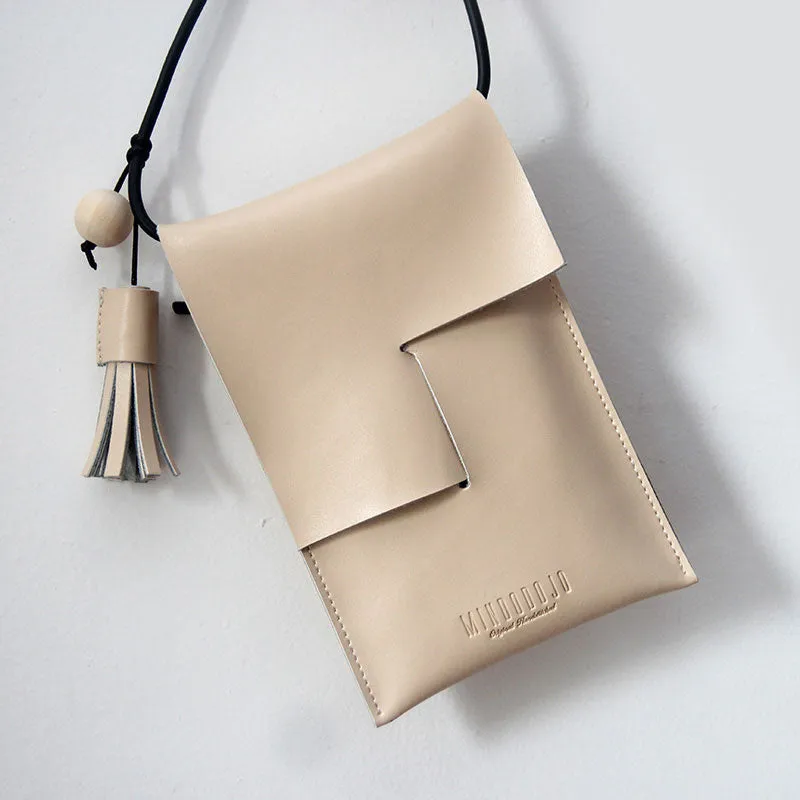 White Crossbody Purse Crossbody Phone Purse Mini Leather Crossbody Bag Women'Small Crossbody Bag