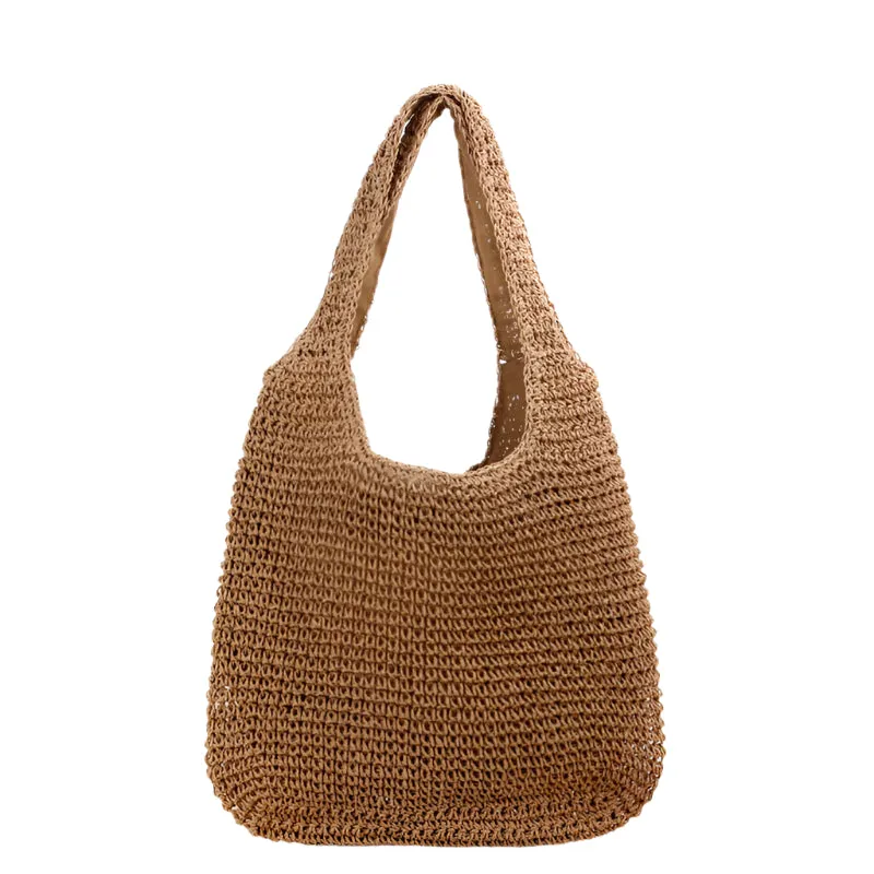 Woven Shoulder Beach Bag