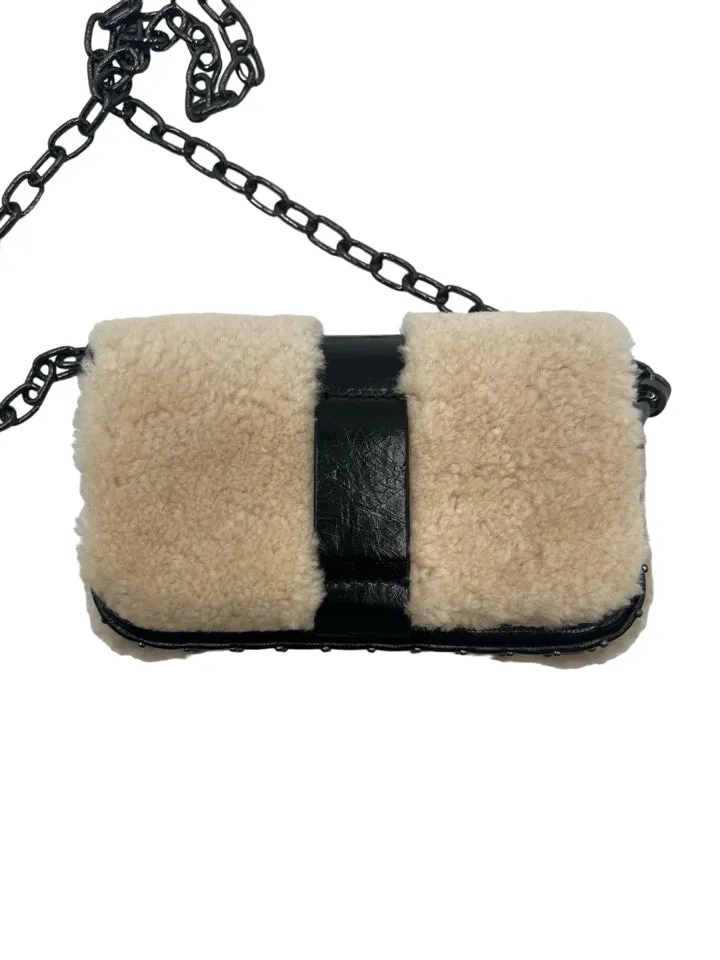Zadig & Voltaire Black and Beige Kate Wallet
