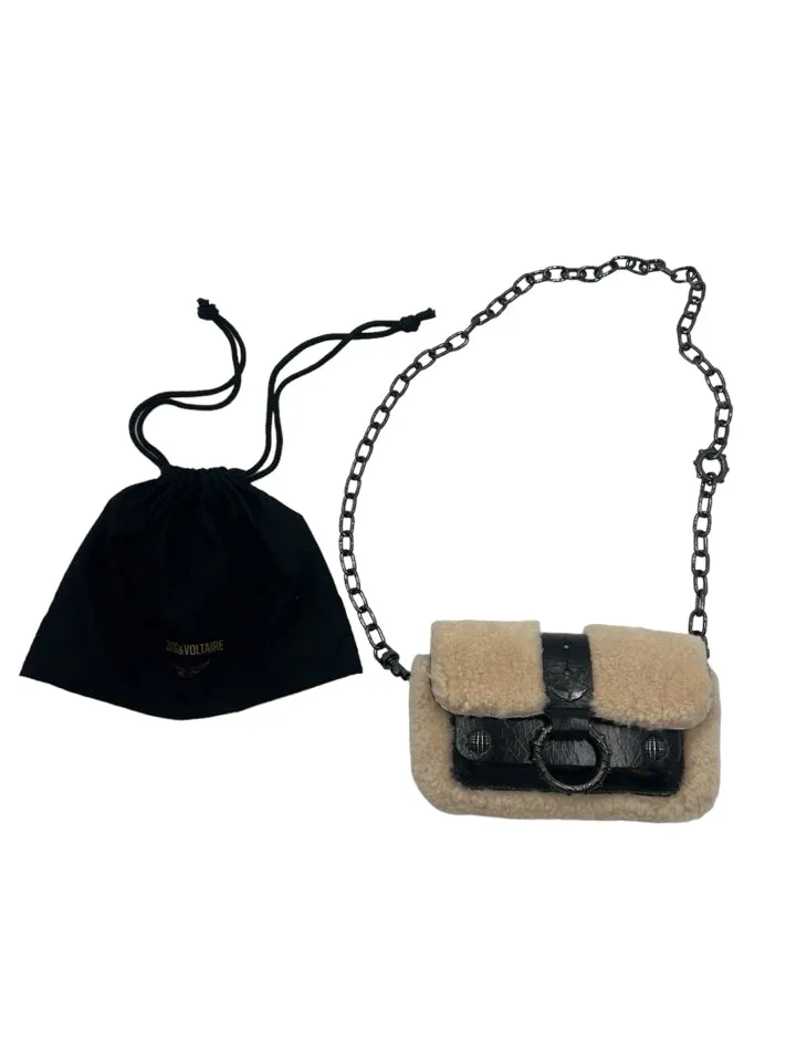 Zadig & Voltaire Black and Beige Kate Wallet
